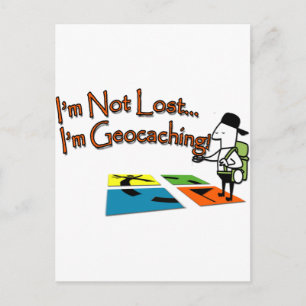 Geocahing Briefkaart
