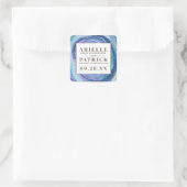 Géode Agate Gemstone Wedding Favor Stickers (Sac)