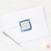Géode Agate Gemstone Wedding Favor Stickers (Enveloppe)