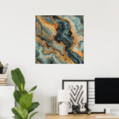 Geode Art Poster (Thuiskantoor)