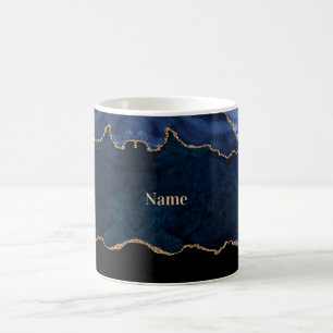 Geode Blau Verguld Koffiemok