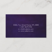 Geode Chakras Mandala - Lotus Petals Visitekaartje (Achterkant)