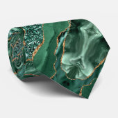 Géode Cravate de Parties scintillant en marbre ver (Roulé)