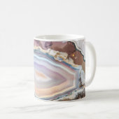 Géode Cristal | Tasse Morphing de Couleur de Photo (Devant droit)