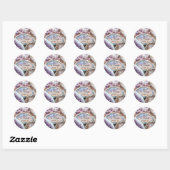 Geode Crystal Wedding Personalized Sticker (Feuille)