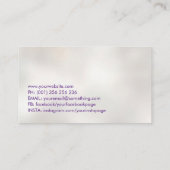 Geode Crystals Chakras Tree Visitekaartje (Achterkant)