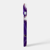 Géode d'agate violette personnalisée (Côté gauche)