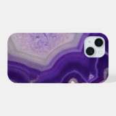 Géode d'agate violette personnalisée (Verso Horizontal)