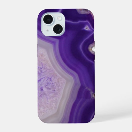 Géode d'agate violette personnalisée (Verso)