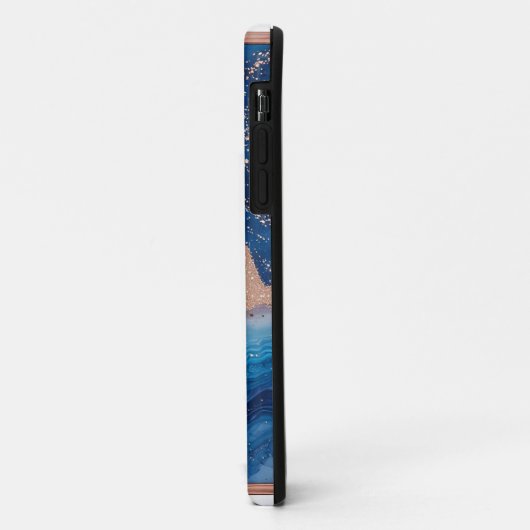 Geode Design met Rozen gouden accenten Case-Mate iPhone Case (Achterkant/links)