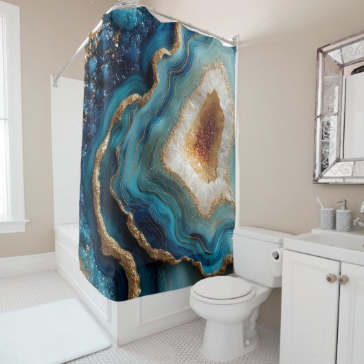 Geode Douchegordijn (In situ)