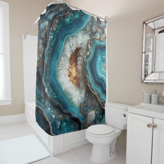 Geode Douchegordijn (In situ)