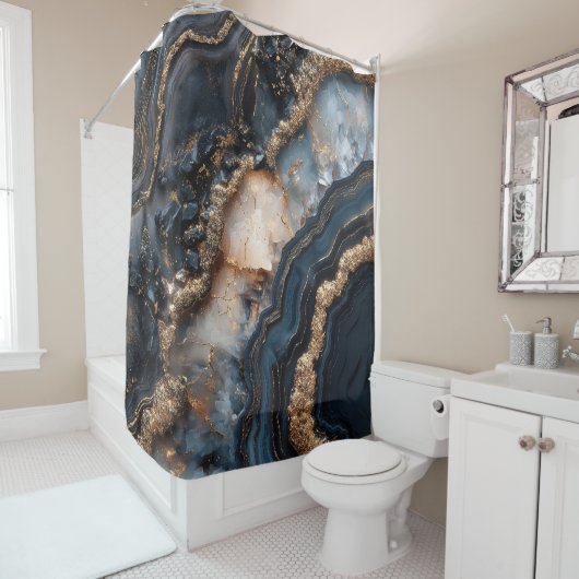 Geode Douchegordijn (In situ)