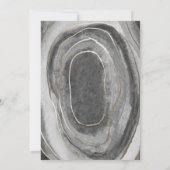 Geode Gemstone Agate Mariage Invitations (Dos)