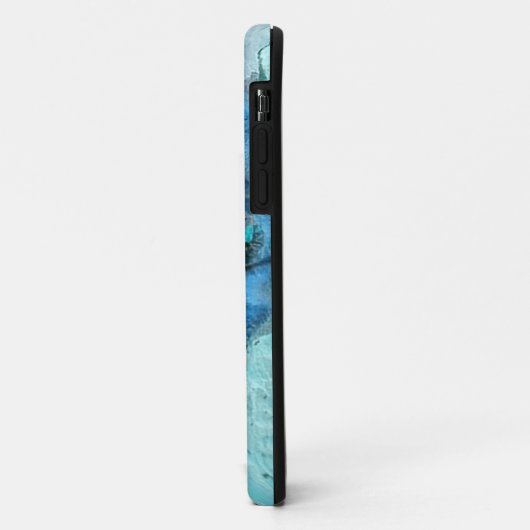 Géode Géode Chrysocolla Gems iPhone 5 Coque (Dos/Gauche)