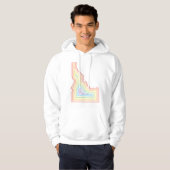 Geode Idaho Mannen Hoodie (Voorkant volledig)