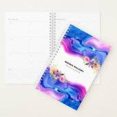 Geode inktextuur florale accentuering planner (Display)
