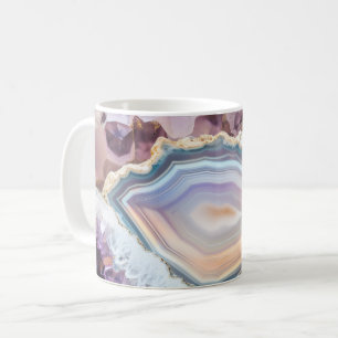 Geode Kristal Kristal Foto Kleur Morph Mok