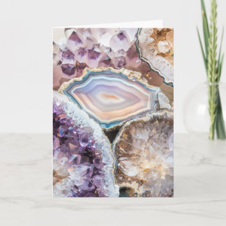 Geode Kristal | Kristal Fotokaart Kaart