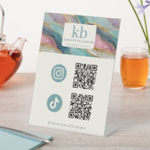 Geode Patroon QR Code Sieraden Sociale Media