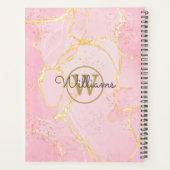 Géode Rose Agate Monogramme Or 2023 (Dos)