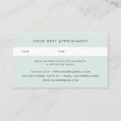 Géode Seaglass | Carte de rendez-vous (Dos)