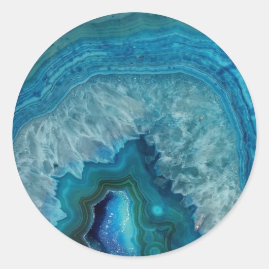 geode-sticker ronde sticker (Voorkant)