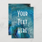 geode-uitnodiging kaart (Voorkant / Achterkant)