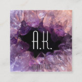 geode-visitekaartje vierkante visitekaartje (Voorkant)