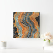 Geode Wandklok Vierkante Klok (Huis)