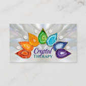 Geodes Lotus Chakra Petals Visitekaartje (Voorkant)