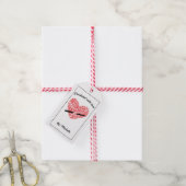 Geoefend met liefde / zorginstructies Winkelen Cadeaulabel (Met Touw)