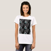 Geoengineering is een misdaad tegen de mensheid... t-shirt (Voorkant volledig)