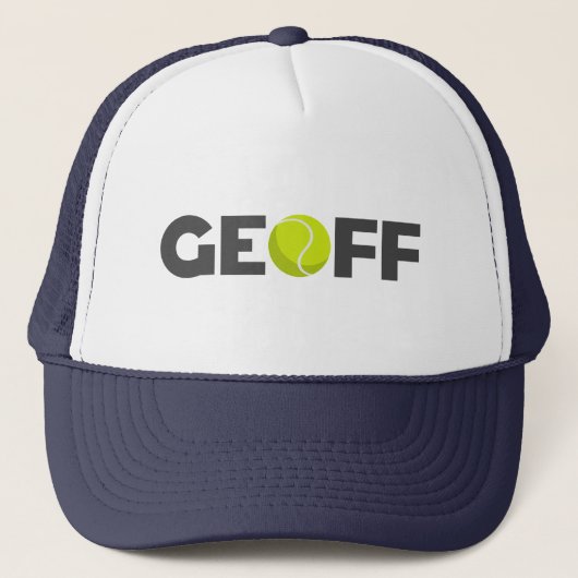 Geoff Tennis Trucker Hat Pet (Voorkant)