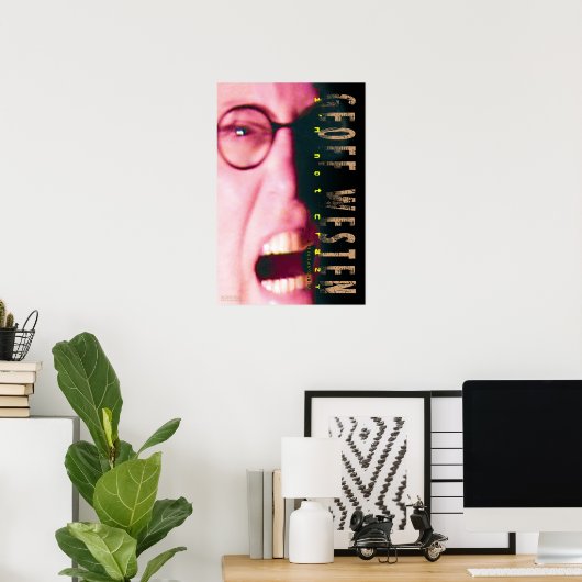 Geoff Westen's Screaming Head Poster (Thuiskantoor)
