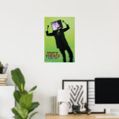 Geoff Westen's VIDIOTS - Tune In! Poster (Thuiskantoor)