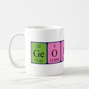 Geoffrey nom de table périodique mug