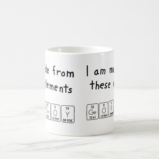 Geoffroy periodieke lijstnaam mok (Center)