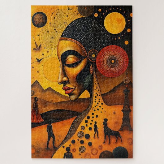 GeoFusion – Modern Shapes Puzzle Legpuzzel (Verticaal)