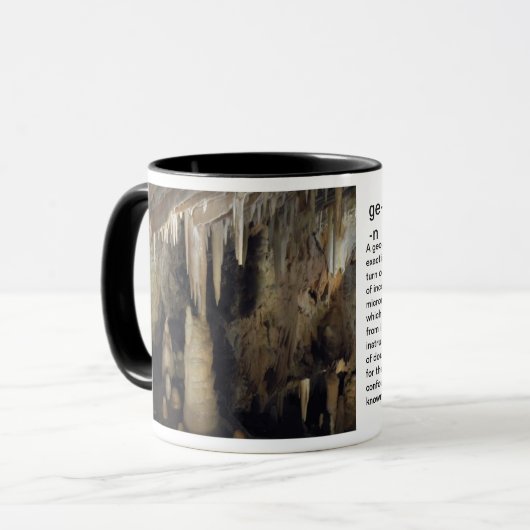 Geofysicistische definitie mok (Voorkant links)