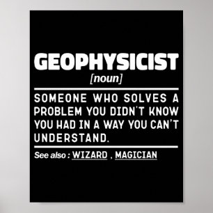 Geofysicus Zelfstandig naamwoord Definitie Geofysi Poster