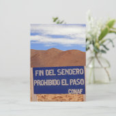 Géoglyphes d'Atacama, carte Chili (Debout devant)