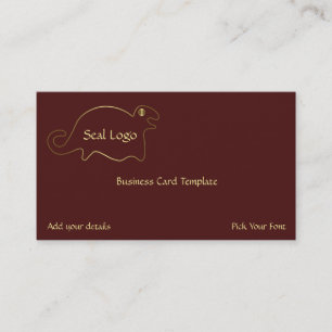 Geoglyphs Seal Gold Logo Visitekaartje