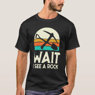 Geograaf Geoloog Rock Collector Retro Geologie T-shirt