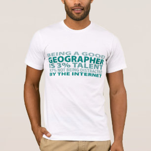 Geografe 3% Talent T-shirt