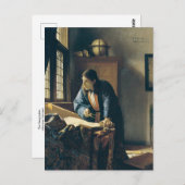 Geografe door het Briefkaart Johannes Vermeer (Voorkant / Achterkant)