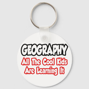 Geografie...alle Kinderen Sleutelhanger