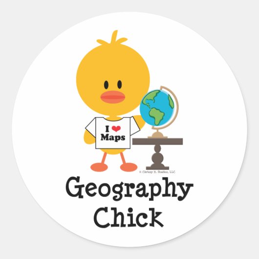 Geografie Chick Stickers (Voorkant)