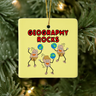 Geografie Rocks Keramisch Ornament