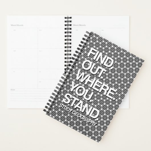 Geografie van studie planner (Display)